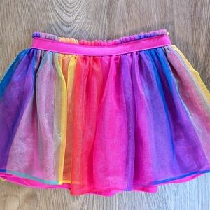 Toddler Girls Rainbow Tutu size 5t